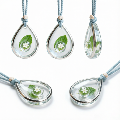 SeaGlass Bloom™ Teardrop Charm