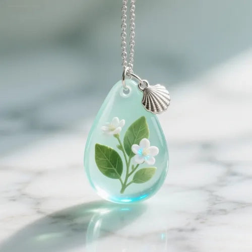 Seafoam Blossom™ Pendant Necklace