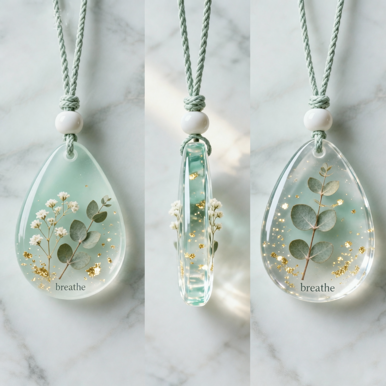 Breathe™ Botanical Glow Drop Charm