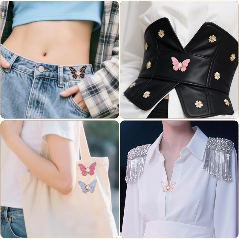 Last Day 50% OFF🔥SVOZK® 8PCS Butterfly Waist Tighteners 🦋 Perfect Fit in Seconds — No Sewing Needed