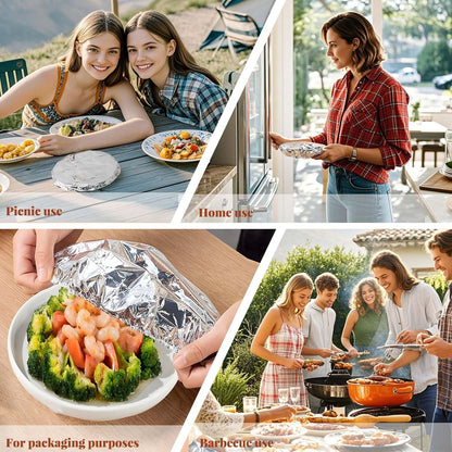 🔥50% off  last day丨SVOZK® Home dining table & food container aluminum foil heat-retaining cover🍲