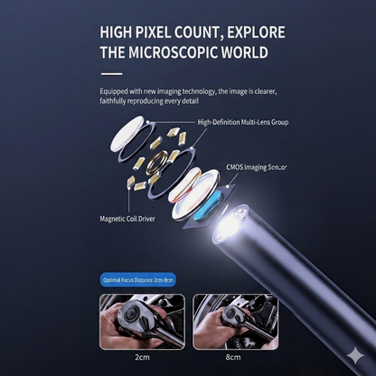💥LIMITED-TIME 50% OFF! 🔥High-Resolution Waterproof Endoscope Camera
