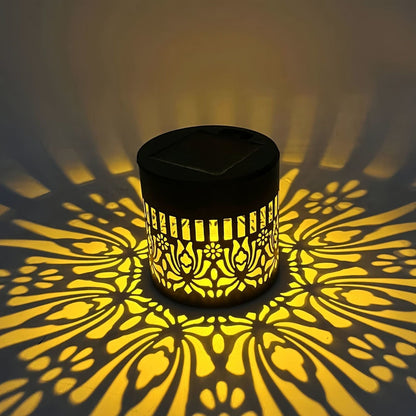 🔥Last Day 50% OFF 丨 REBYIPO® 2-in-1 Solar Mandala Projection Light-Colorful Projection · Outdoor Mosquito-Repelling Aid