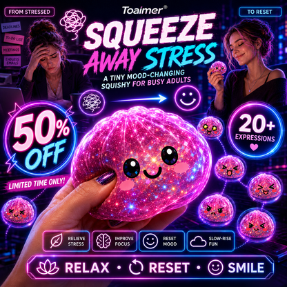 🚨 LAST DAY TO SAVE 50%！丨Toaimer® Magic Face-Changing Dumpling Squishy🥟
