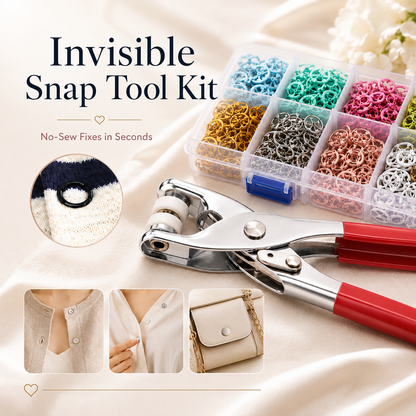 🔥 Save 50% Today |Fobvgu® Snap Button Repair & DIY Craft Kit — No Sewing Needed ✨