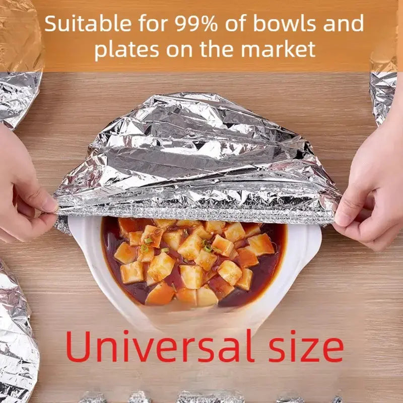 🔥50% off  last day丨SVOZK® Home dining table & food container aluminum foil heat-retaining cover🍲